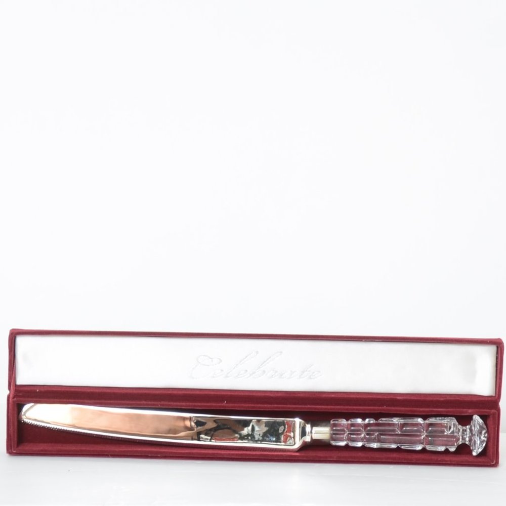 Crystal cake Knife**NWOT